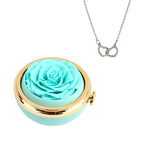 Alvea™ Cofre Pasión Rosa Eterna con Collar Grabado