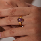 ANILLO DE PIEDRA NATURAL (AJUSTABLE) 