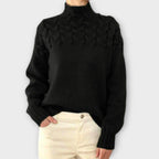 Alvea™ Eva Suéter femenino con detalle de trenza