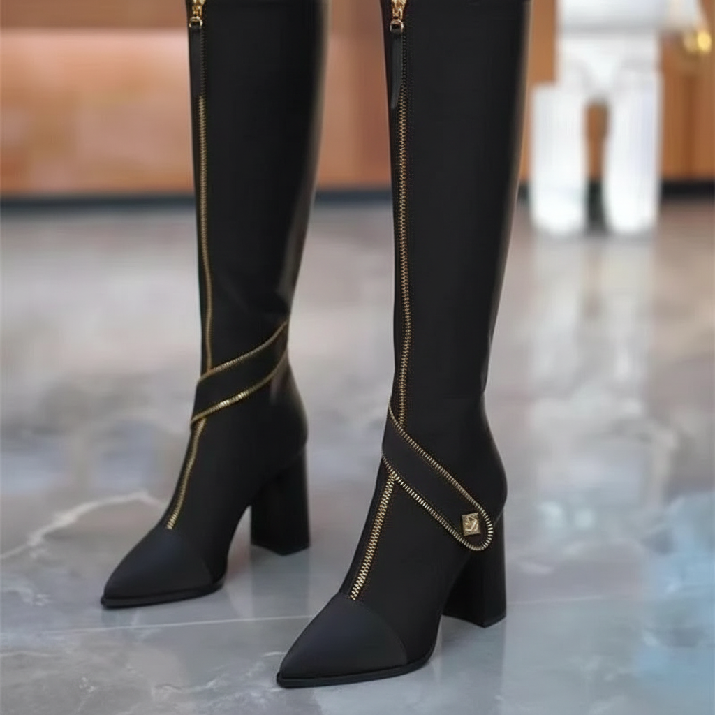 Alvea™ Botas Ortopédicas Altas de Piel