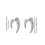 PENDIENTES DE CUERNO (PAR) 
