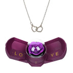 Alvea™ Cofre Armonía Rosa Eterna con Collar Grabado