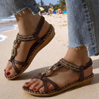 Elsa - Sandalias gladiadoras adornadas