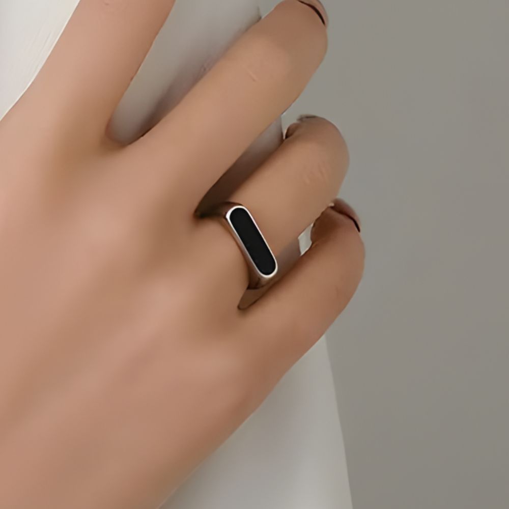 Alvea™ Anillo barra de ónix