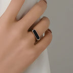 ANILLO DE BARRA DE ÓNIX 