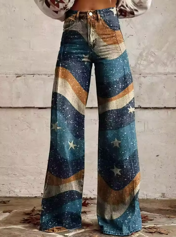 Alvea™ Pantalón boho vintage