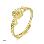 ANILLO FLOR DE NACIMIENTO (AJUSTABLE) 