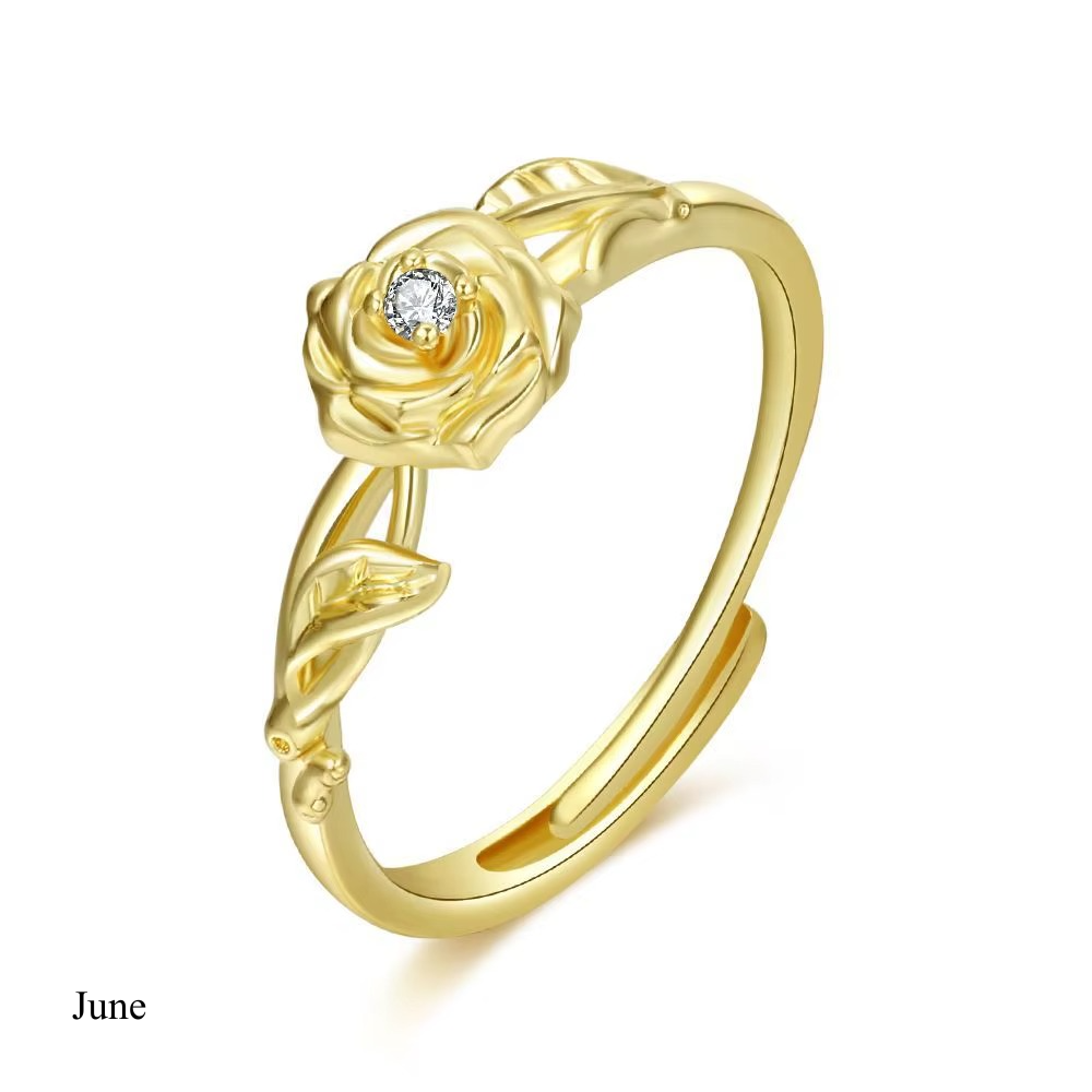 ANILLO FLOR DE NACIMIENTO (AJUSTABLE) 