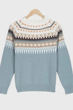 Alvea™ Gemma Jersey de Cuello Redondo Texturizado