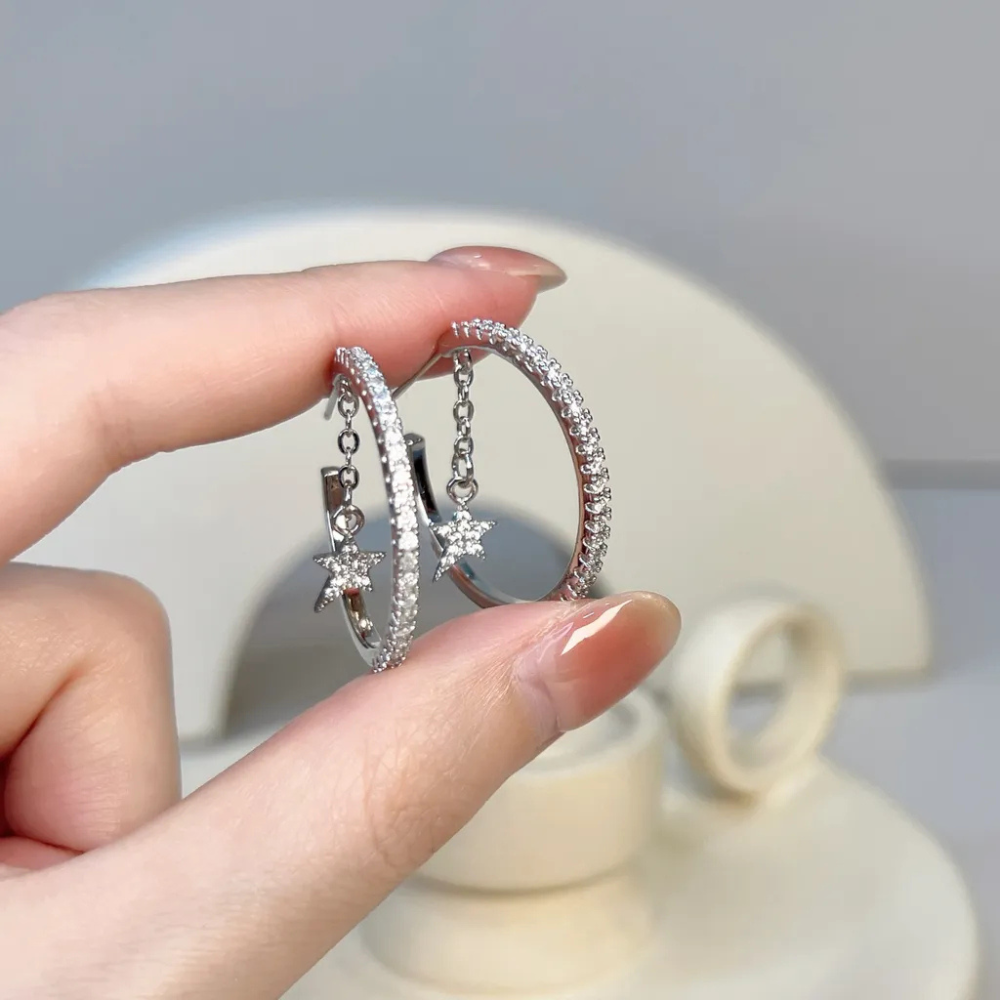 PENDIENTES DE ARO ELEGANTES (PAR) 