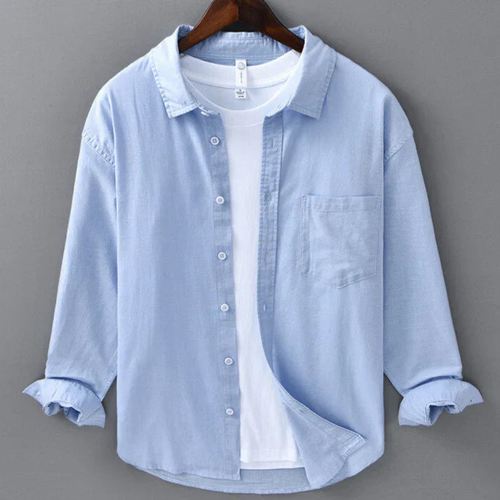 LORENZO | CAMISA DE ALGODÓN Y LINO