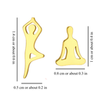 PENDIENTES DE YOGA DESCOMBINADOS (PAR) 