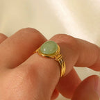 ANILLO DE PIEDRA NATURAL (AJUSTABLE) 