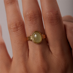 ANILLO DE PIEDRA NATURAL (AJUSTABLE) 