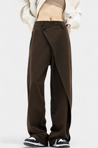 Alvea™ Paloma Pantalones Rectos con Drapado Moderno