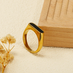 ANILLO DE BARRA DE ÓNIX 