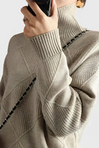 Alvea™ Jasmine Jersey de Cuello Alto de Cachemira