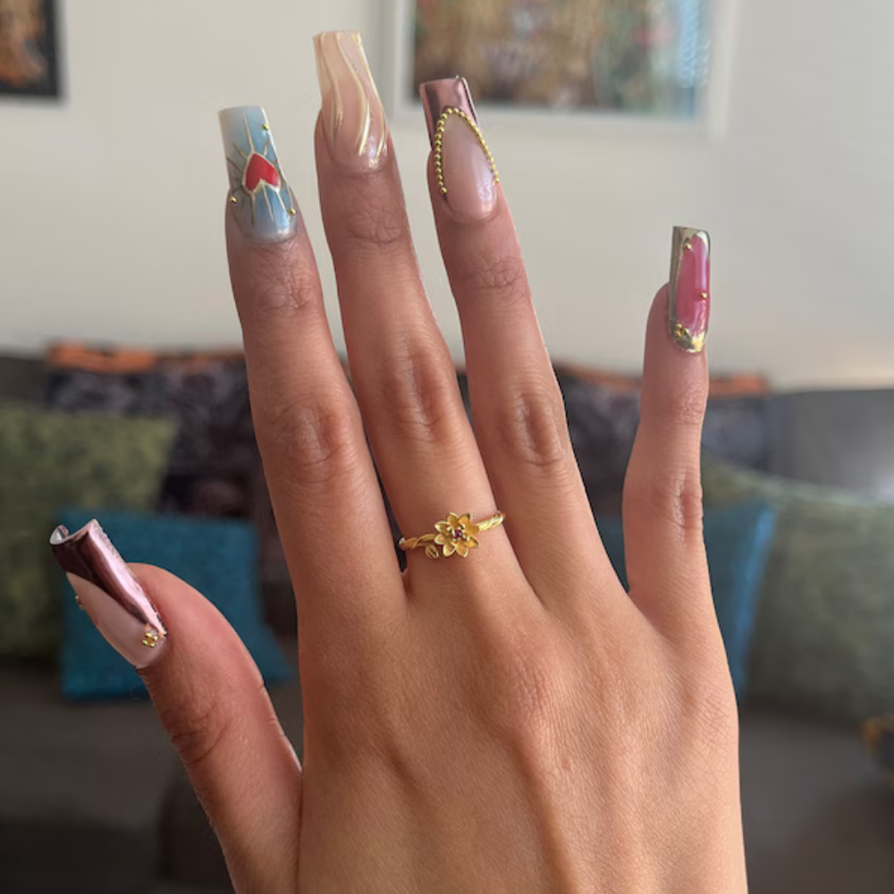 ANILLO FLOR DE NACIMIENTO (AJUSTABLE) 