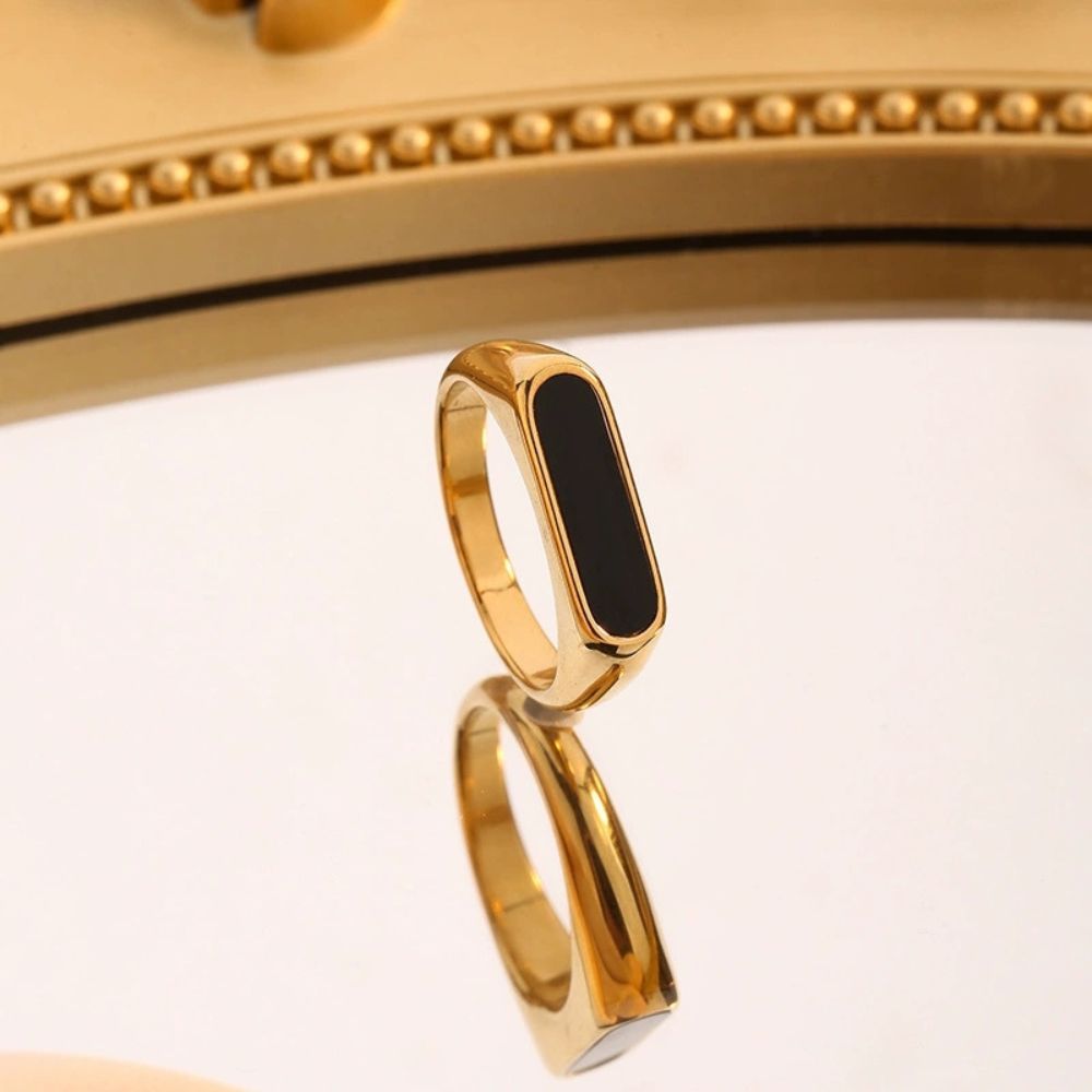 Alvea™ Anillo barra de ónix