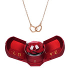 Alvea™ Cofre Armonía Rosa Eterna con Collar Grabado