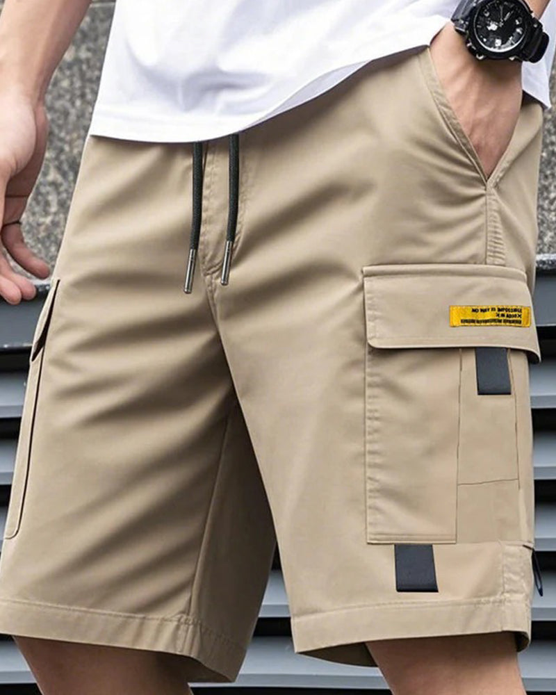 Shorts cargo casual para hombre