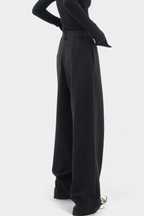 Alvea™ Paloma Pantalones Rectos con Drapado Moderno