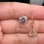 Alvea™ Elegantes Pendientes Tera de Oro Blanco