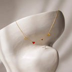 Collar de Charms Espaciales en Oro 18K