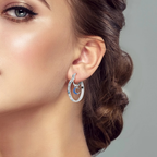 PENDIENTES DE ARO ELEGANTES (PAR) 