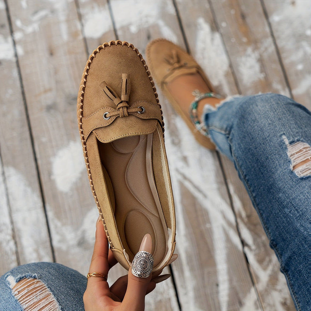 Bella - Mocasines clásicos con detalle de borlas
