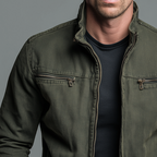 FÉLIX | CHAQUETA VINTAGE DE ALGODÓN CON CREMALLERA