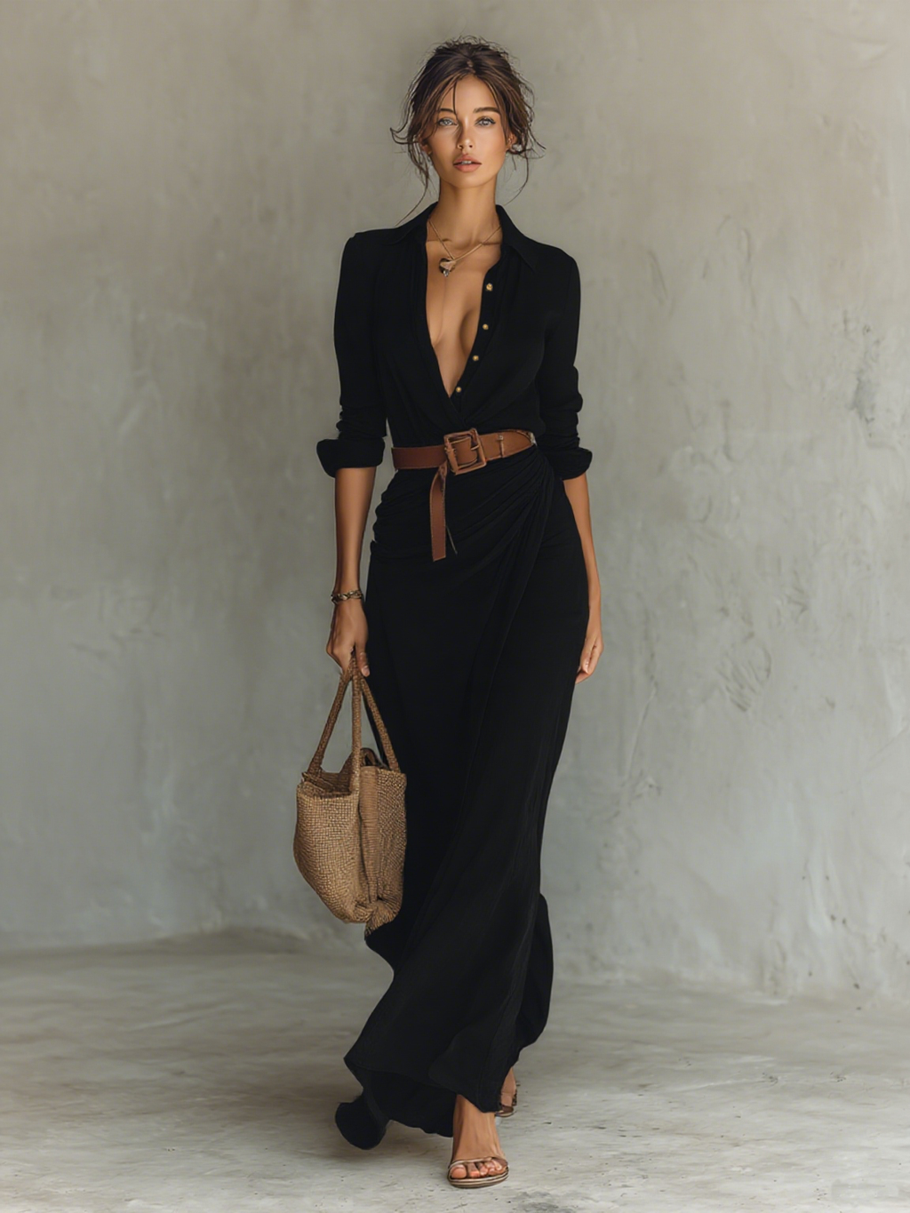 Alvea™ Vestido largo casual