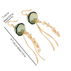 PENDIENTES COLGANTES DE MEDUSA (PAR) 