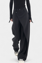 Alvea™ Paloma Pantalones Rectos con Drapado Moderno