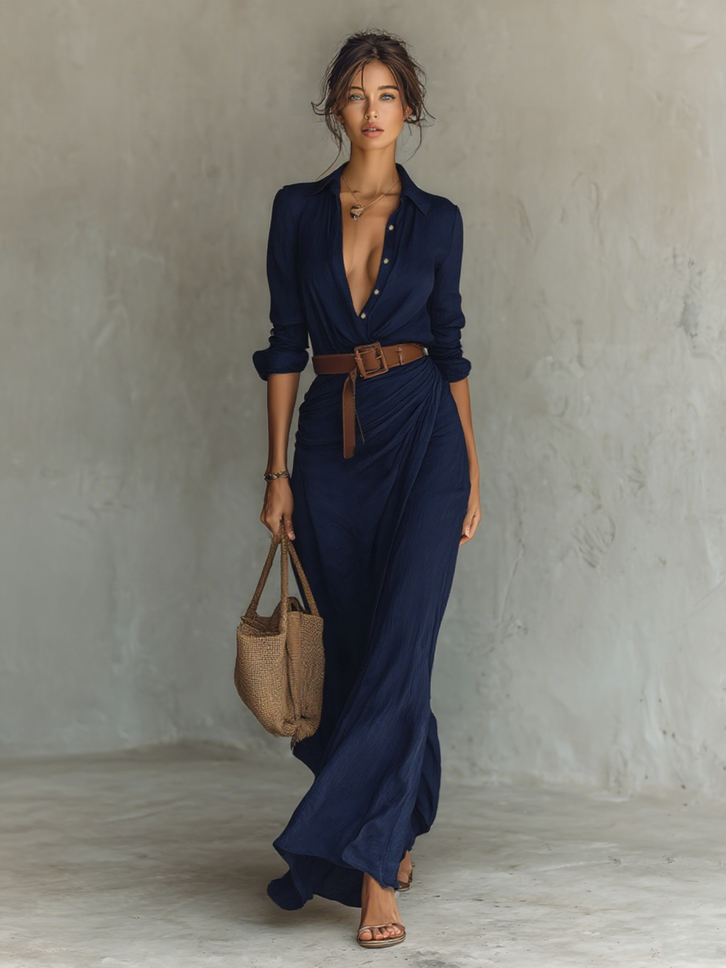 Alvea™ Vestido largo casual