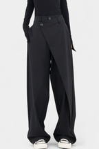 Alvea™ Paloma Pantalones Rectos con Drapado Moderno