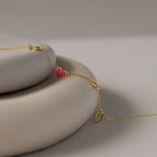 Collar de Charms Espaciales en Oro 18K