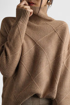 Alvea™ Jasmine Jersey de Cuello Alto de Cachemira