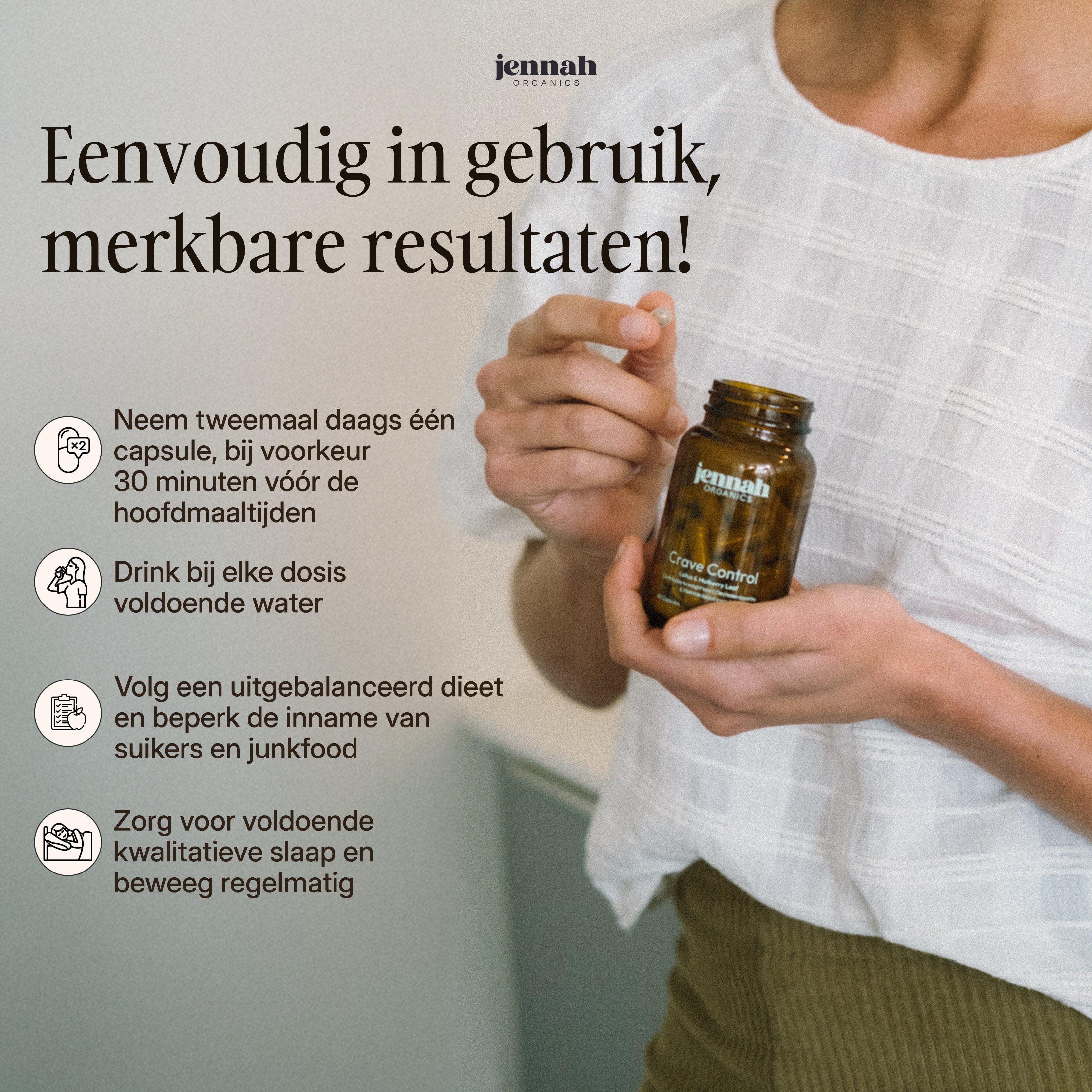 Crave Control | Tegen Zoete Trek, Vochtophoping & Snackdrang