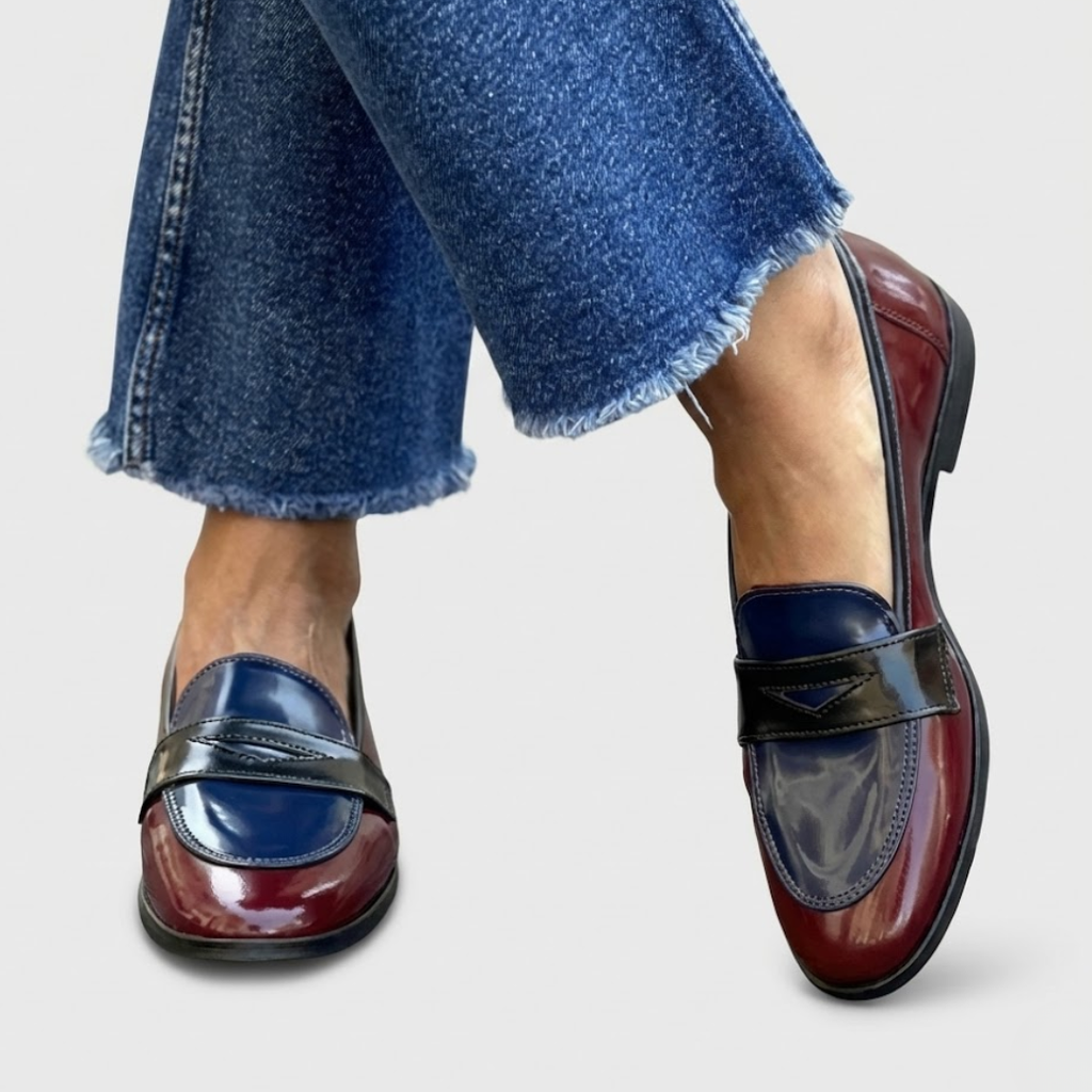 Claudia | Mocasines a Contraste