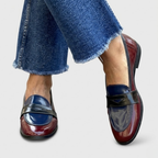 Claudia | Mocasines a Contraste