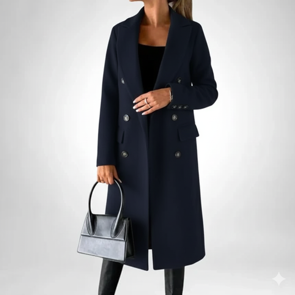 Alvea™  ABRIGO LARGO CON DOBLE BOTÓN