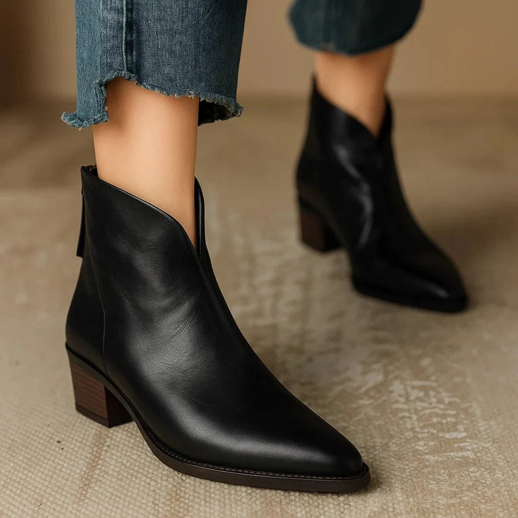 Alvea™ Botines Ortopédicos de Piel⏐Edición Premium