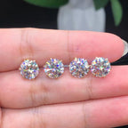 Alvea™ Elegantes Pendientes Tera de Oro Blanco
