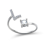 Alvea™ Cofre Rosa Eterna con Anillo con Inicial