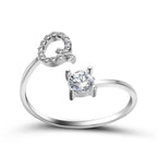 Alvea™ Cofre Rosa Eterna con Anillo con Inicial