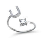 Alvea™ Cofre Rosa Eterna con Anillo con Inicial