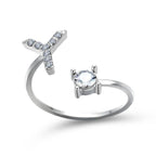 Alvea™ Cofre Rosa Eterna con Anillo con Inicial