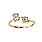 Alvea™ Cofre Rosa Eterna con Anillo con Inicial