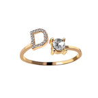 Alvea™ Cofre Rosa Eterna con Anillo con Inicial
